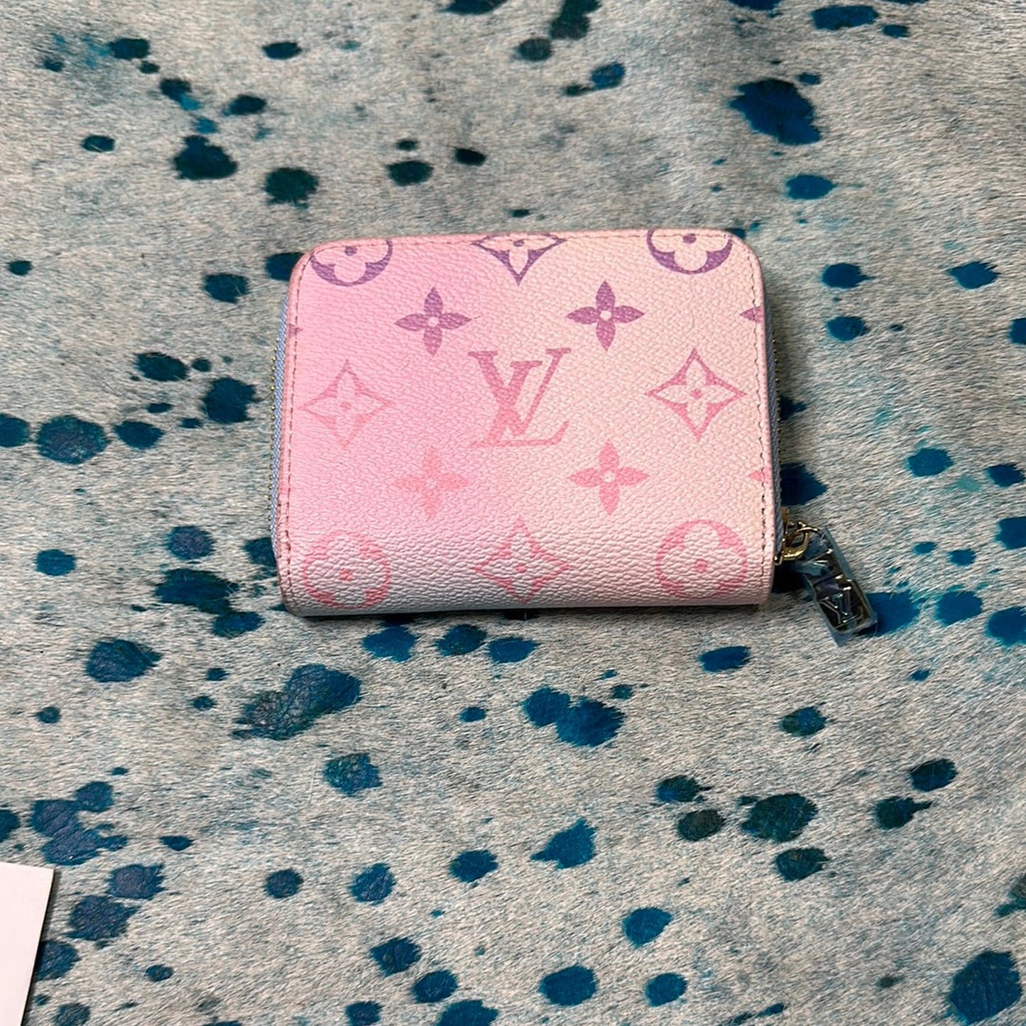 WALLET SMALL MULTI COLOR WITH ZIPPER