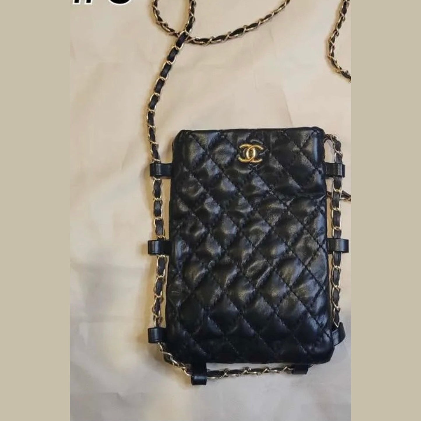 CROSS BODY PHONE CASE BLACK CC