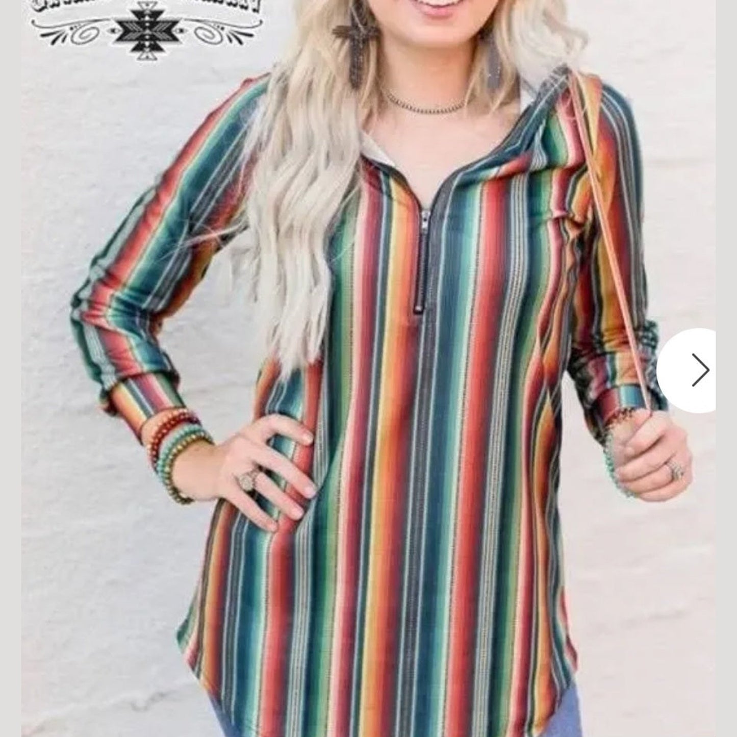 SHARPE STRIPPED HOODIE