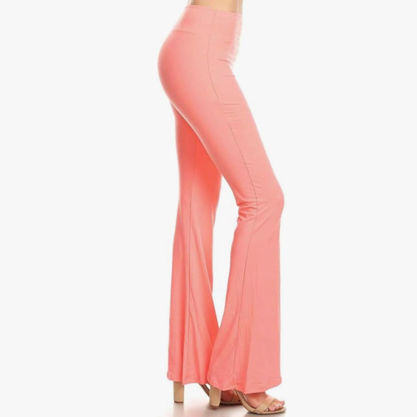 CORAL STRETCH FLAIR PANTS L&B