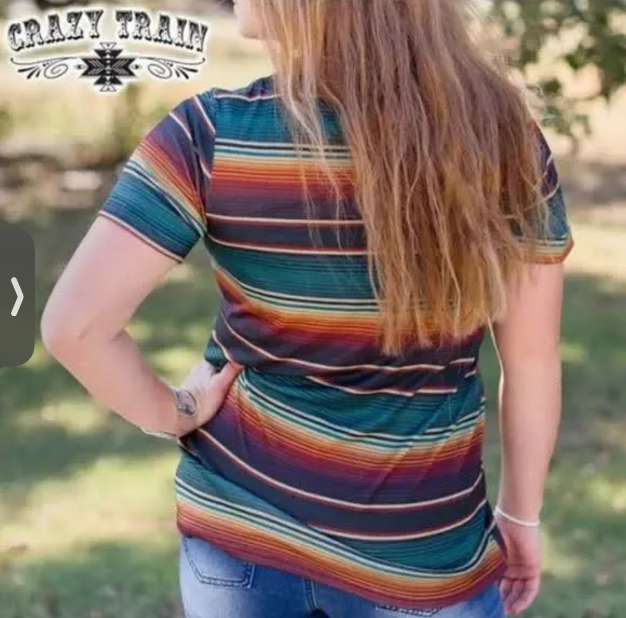 Crazy Train Classic Tee Straight outta South Serape