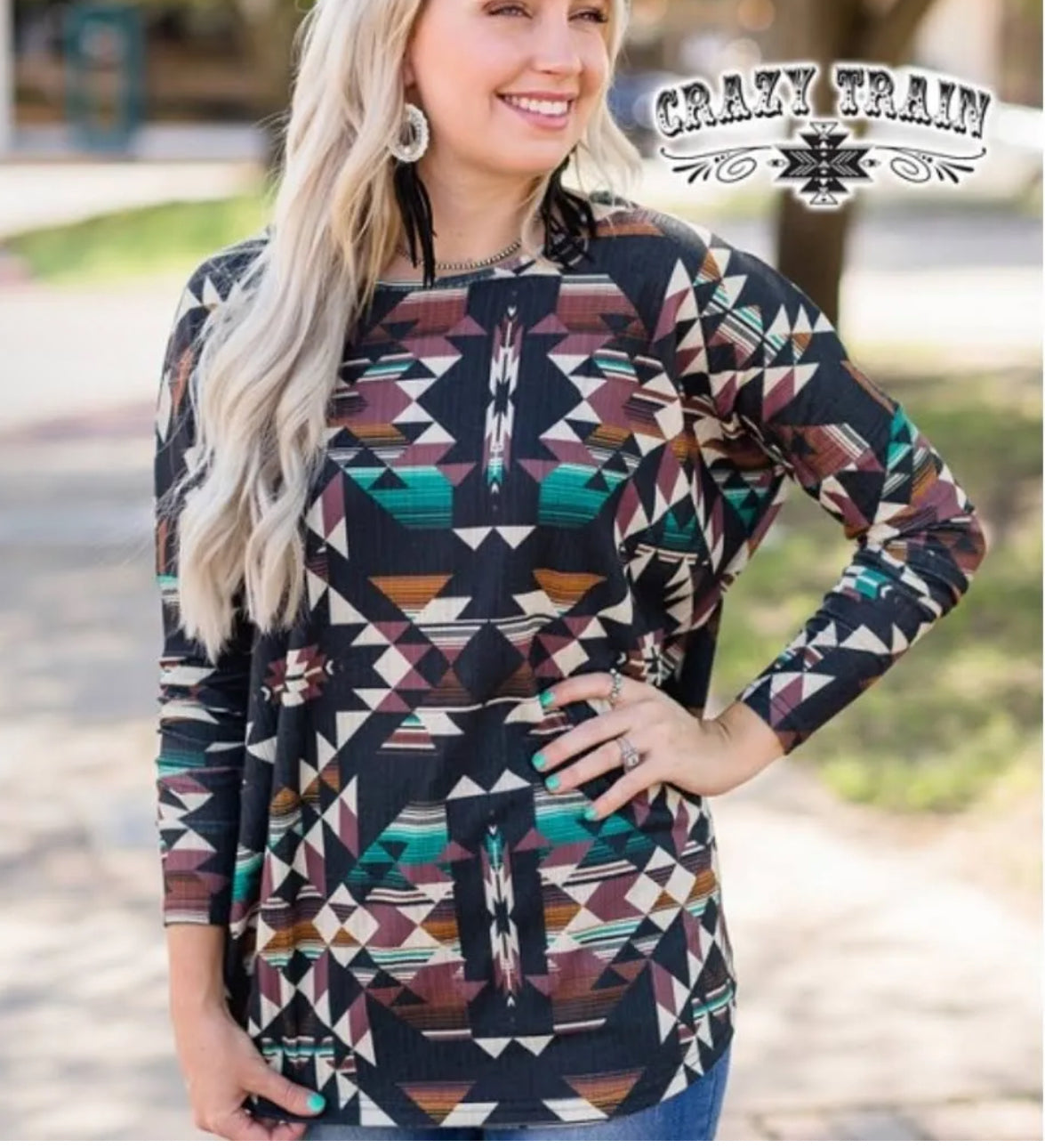 SOUL ON FIRE AZTEC TOP