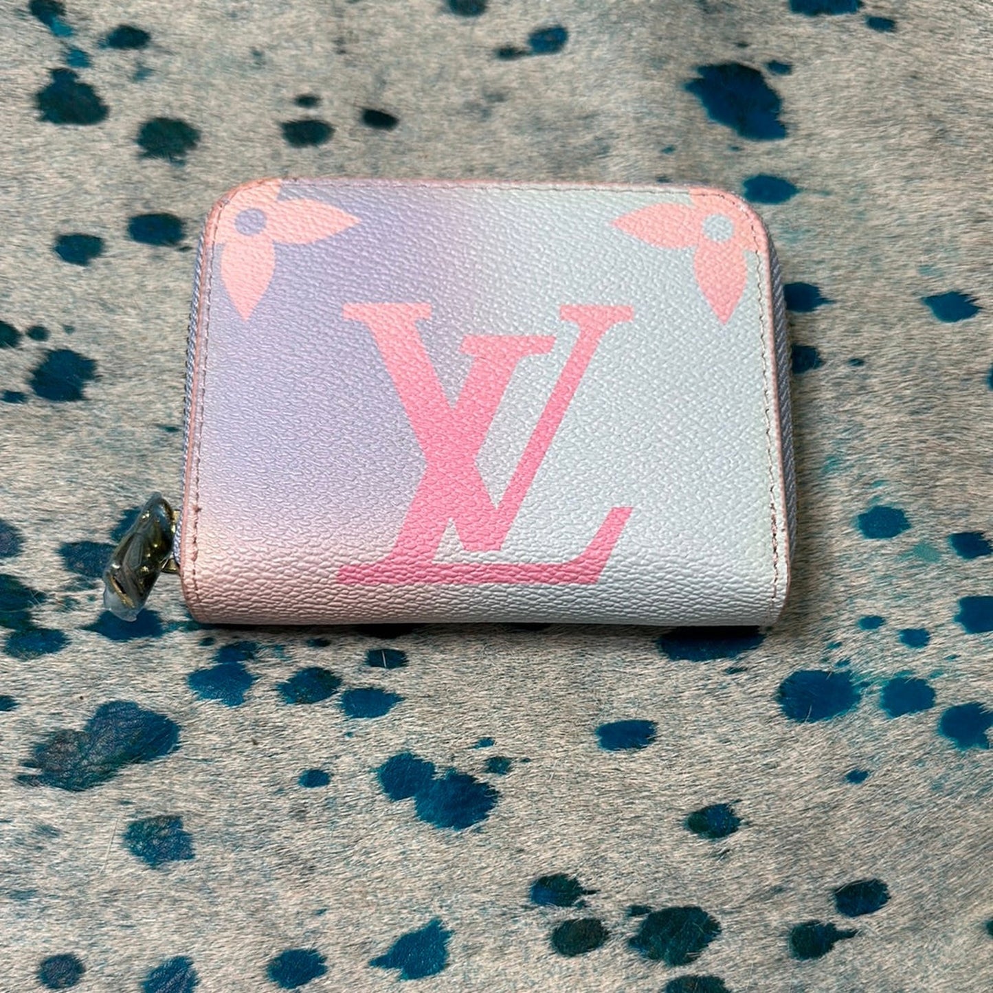 WALLET SMALL MULTI COLOR WITH ZIPPER