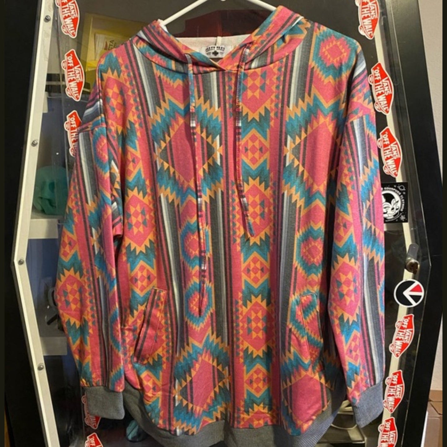 MULTI COLOR SOUTHWEST PULLOVER