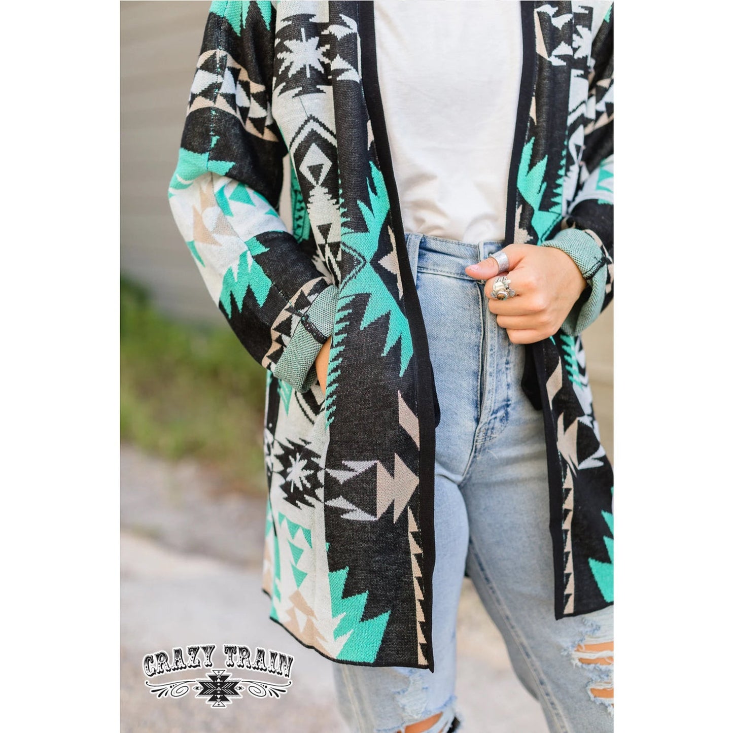 TRAIN STAION CARDIGAN
