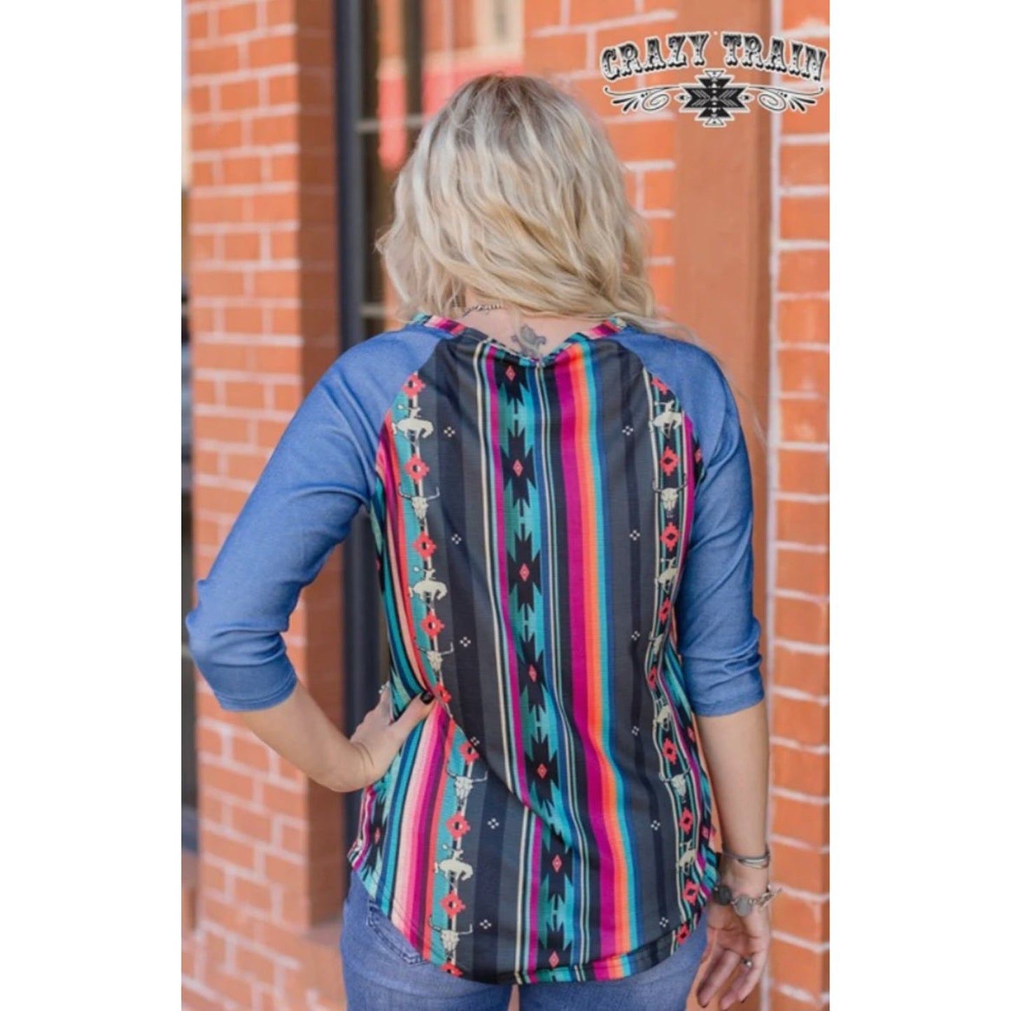 Lone star legend raglan tee crazy train