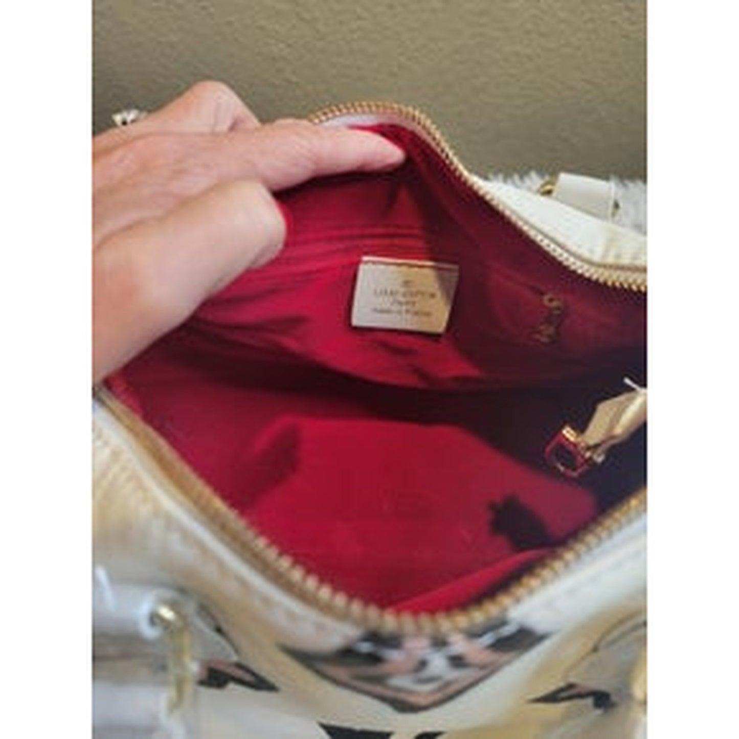 WILD AT HEART SPEEDY 25 HANDBAG CREAM W/ LOCK