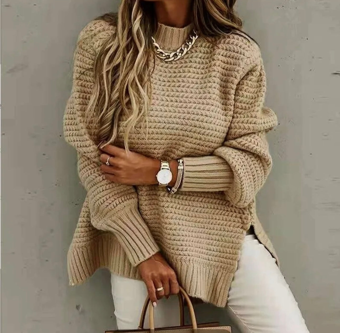 Womens Long Sleeve Sweater