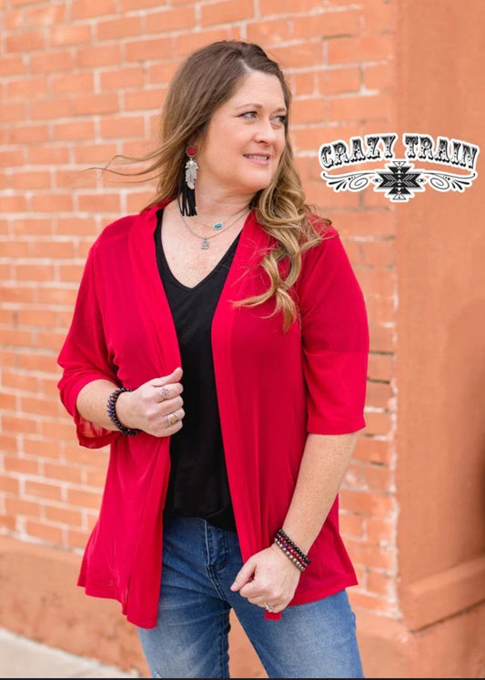 Campfire Kimono Red