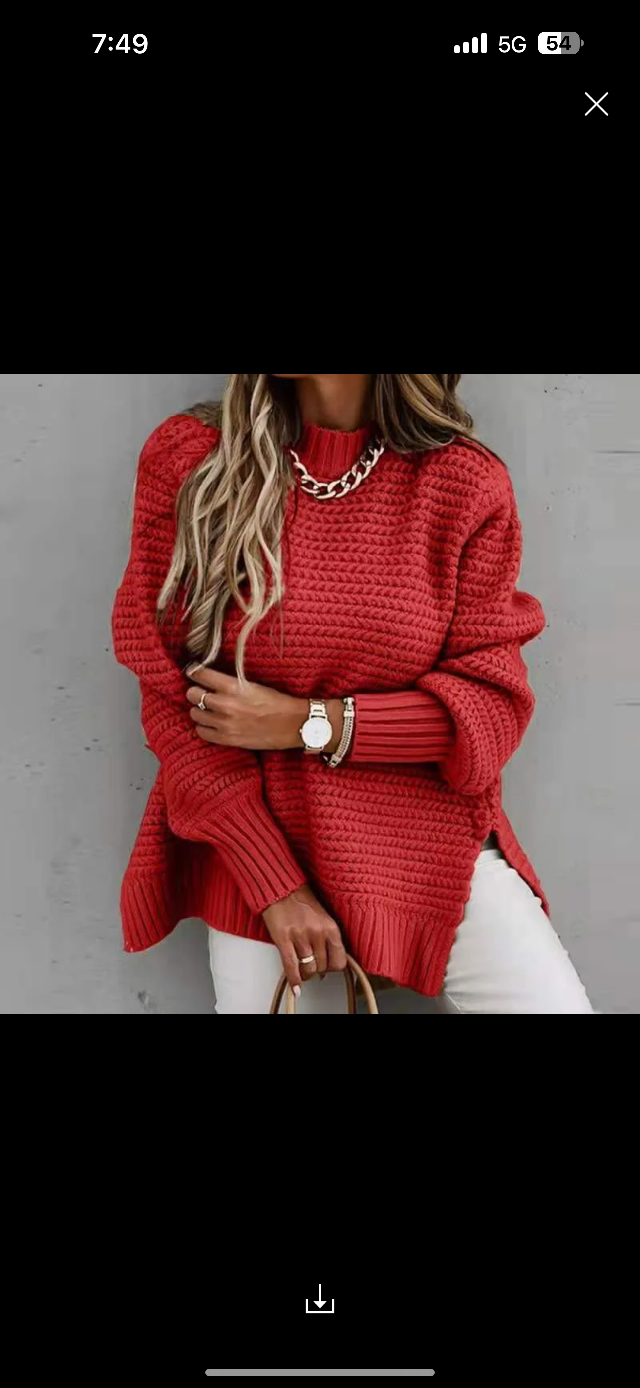 Womens Long Sleeve Sweater