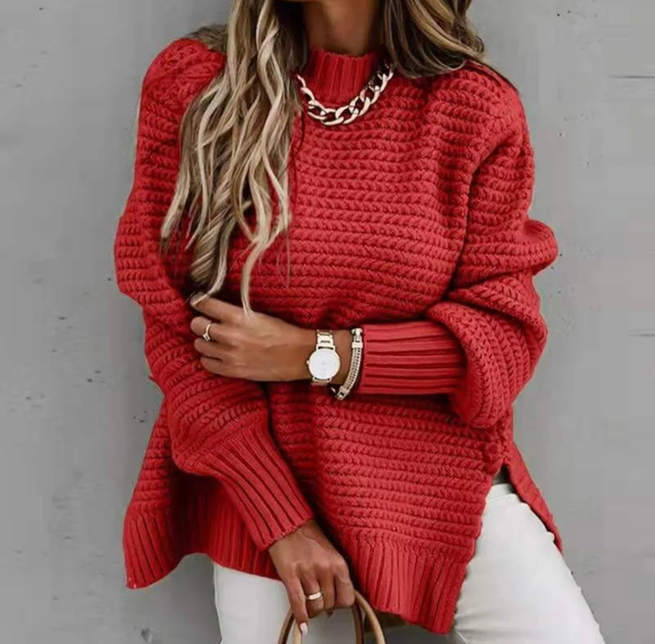 Womens Long Sleeve Sweater