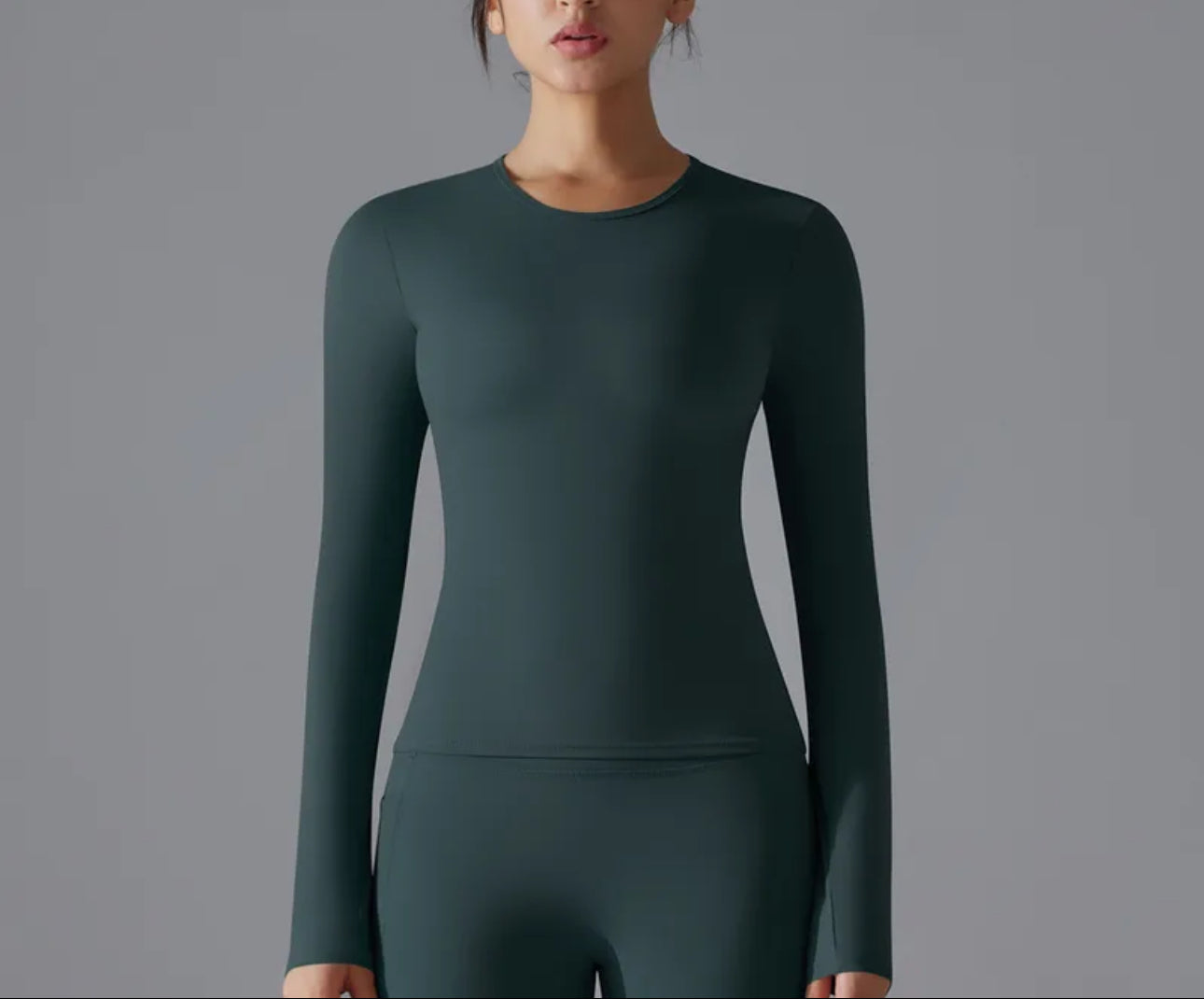 Spandex long sleeve double sided