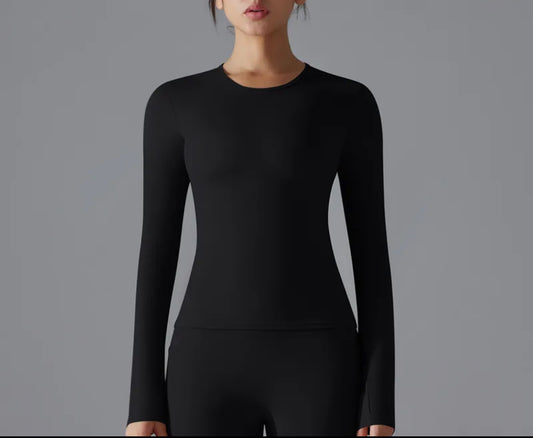 Spandex long sleeve double sided