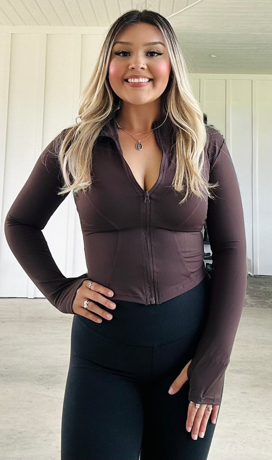 Collar tracksuit coat