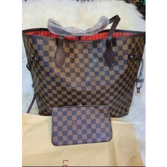 BROWN DAMIER NF MM PURSE