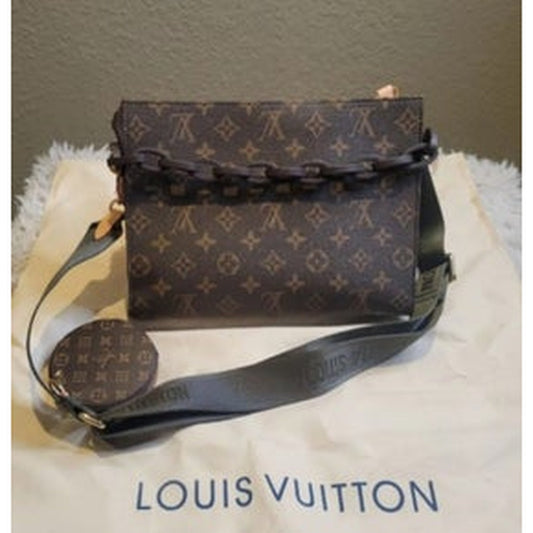 COUSSIN W/ CHAIN 2 IN 1 PM MONOGRAM W/ GUITAR STRAP PURSE