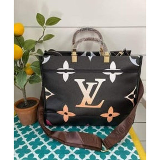BLACK BICOLOR MONO ON THE GO PURSE